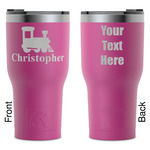 Trains RTIC Tumbler - Magenta - Laser Engraved - Double-Sided (Personalized)