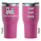 Trains RTIC Tumbler - Magenta - Double Sided - Front & Back