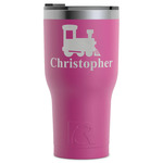 Trains RTIC Tumbler - Magenta - Laser Engraved - Single-Sided (Personalized)