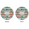 Trains Round Linen Placemats - APPROVAL (double sided)