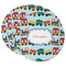 Trains Round Paper Coaster - Main