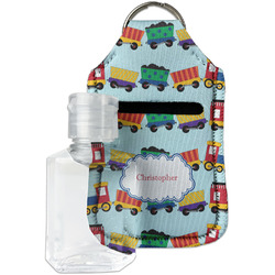 Trains Hand Sanitizer & Keychain Holder - Small (Personalized)