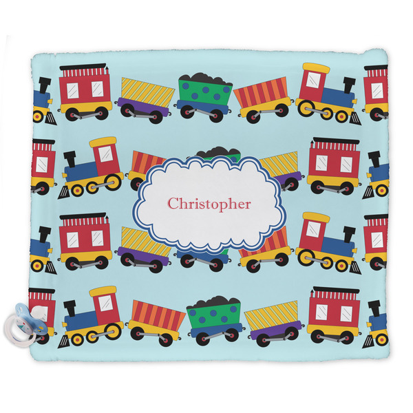 Custom Trains Security Blanket - Single Sided (Personalized)