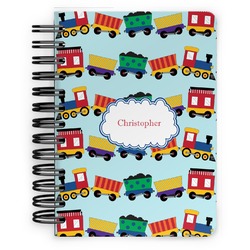 Trains Spiral Notebook - 5x7 w/ Name or Text