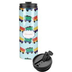 Trains Stainless Steel Skinny Tumbler (Personalized)