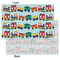 Trains Tissue Paper - Lightweight - Small - Front & Back