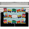 Trains Waffle Weave Towel - Full Color Print - Lifestyle2 Image