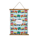 Trains Wall Hanging Tapestry (Personalized)