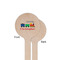 Trains Wooden 6" Stir Stick - Round - Single Sided - Front & Back