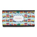 Trains Leatherette Ladies Wallet (Personalized)