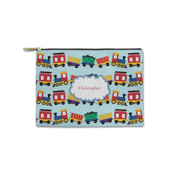 Trains Zipper Pouch - Small - 8.5"x6" (Personalized)
