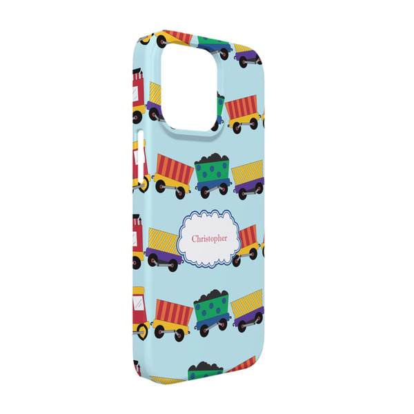 Custom Trains iPhone Case - Plastic - iPhone 13 (Personalized)