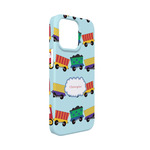 Trains iPhone Case - Plastic - iPhone 13 Mini (Personalized)