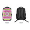 Pink & Green Chevron 15" Backpack - APPROVAL