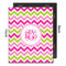 Pink & Green Chevron 16x20 Wood Print - Front & Back View