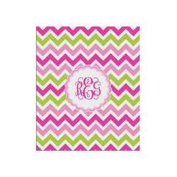 Pink & Green Chevron Poster - Matte - 20x24 (Personalized)