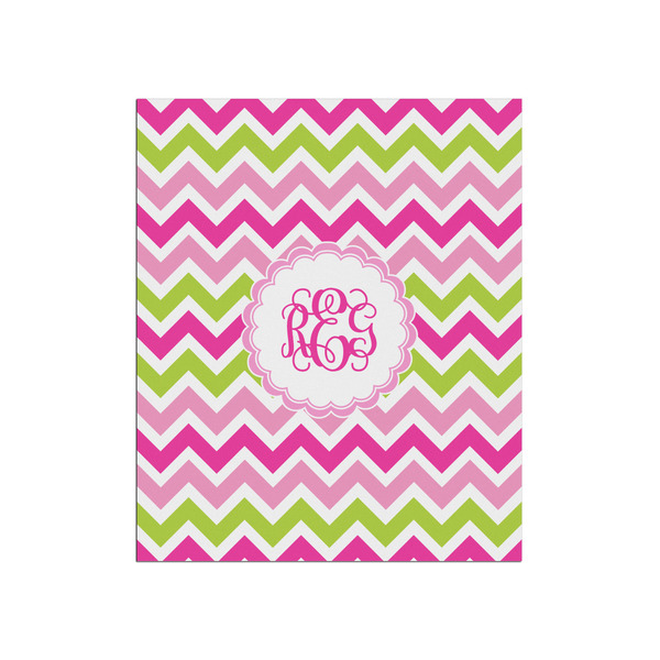 Custom Pink & Green Chevron Poster - Matte - 20x24 (Personalized)