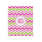 Pink & Green Chevron 20x24 - Matte Poster - Front View