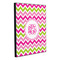 Pink & Green Chevron 20x24 Wood Print - Angle View