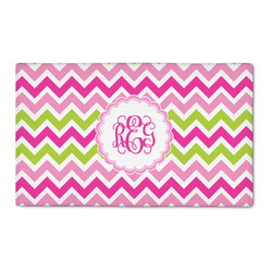 Pink & Green Chevron 3' x 5' Indoor Area Rug (Personalized)