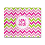 Pink & Green Chevron 8' x 10' Indoor Area Rug (Personalized)