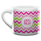 Pink & Green Chevron Espresso Cup - 6oz (Double Shot) (MAIN)