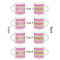 Pink & Green Chevron Espresso Cup Set of 4 - Apvl