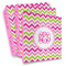 Pink & Green Chevron Full Wrap Binders - PARENT/MAIN