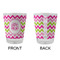 Pink & Green Chevron Glass Shot Glass - Standard - APPROVAL