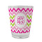 Pink & Green Chevron Glass Shot Glass - Standard - FRONT