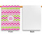 Pink & Green Chevron House Flags - Single Sided - APPROVAL