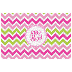 Pink & Green Chevron Jigsaw Puzzle - 1000-piece (Personalized)