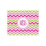 Pink & Green Chevron 252 pc Jigsaw Puzzle (Personalized)