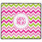 Pink & Green Chevron Medium Gaming Mats - APPROVAL