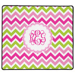 Pink & Green Chevron XL Gaming Mouse Pad - 18" x 16" (Personalized)