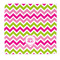 Pink & Green Chevron Microfiber Dish Rag (Personalized)