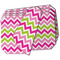 Pink & Green Chevron Octagon Placemat - Double Print Set of 4 (MAIN)