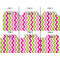 Pink & Green Chevron Page Dividers - Set of 6 - Approval