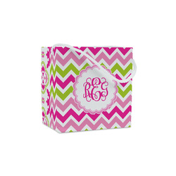 Pink & Green Chevron Party Favor Gift Bags - Gloss (Personalized)