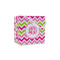 Pink & Green Chevron Party Favor Gift Bag - Gloss - Main