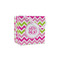 Pink & Green Chevron Party Favor Gift Bag - Matte - Main