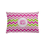 Pink & Green Chevron Pillow Case - Standard (Personalized)