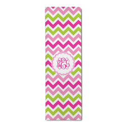 Pink & Green Chevron Runner Rug - 2.5'x8' w/ Monograms