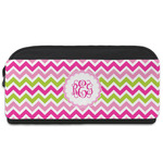 Pink & Green Chevron Shoe Bag (Personalized)