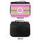 Pink & Green Chevron Small Travel Bag - APPROVAL