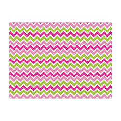 Pink & Green Chevron Tissue Paper Sheets