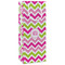 Pink & Green Chevron Wine Gift Bag - Matte - Main