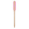 Pink & Green Chevron Wooden Food Pick - Paddle - Single Pick