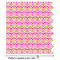 Pink & Green Chevron Wrapping Paper Roll - Matte - Partial Roll