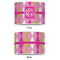 Pink & Green Argyle 16" Drum Lampshade - APPROVAL (Poly Film)